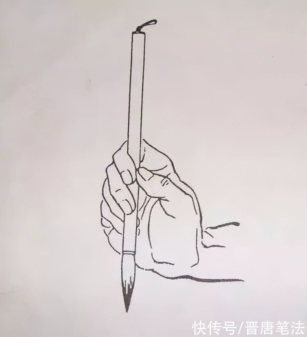 晋唐笔法&你还在垂直执笔吗?其实这是错误的执笔方法