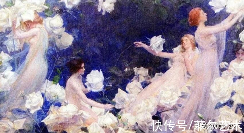 curran#美国画家画笔下的女人，犹如春天的茉莉花，清香、娇艳而不失典雅