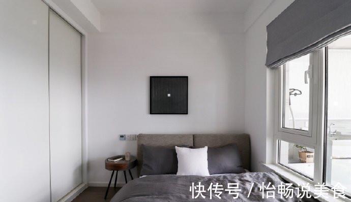 墙面|100平米两居室,全屋简洁大方又通透,沙发墙这样装,实在漂亮