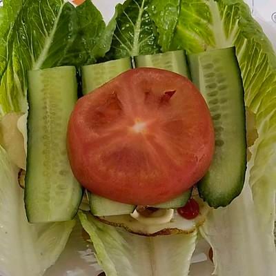 低卡料理：蔬菜三明治