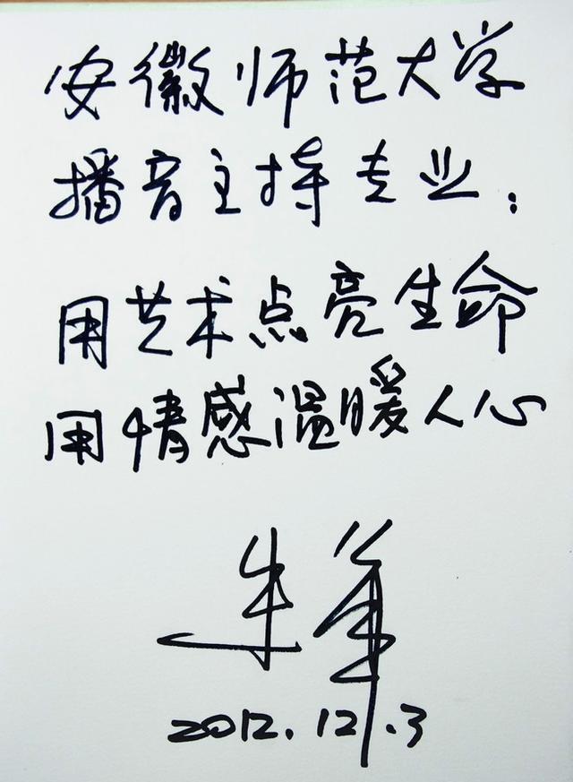 字迹|央视名嘴朱军书法得到了专家的认可,榜书端庄大气,字字见水平