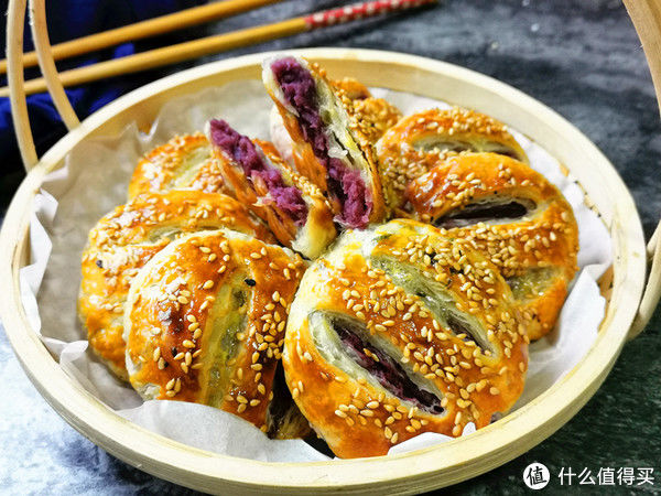 酥皮|紫薯酥饼，外焦里嫩口口香甜，这方法不用和面轻松制作，快收藏