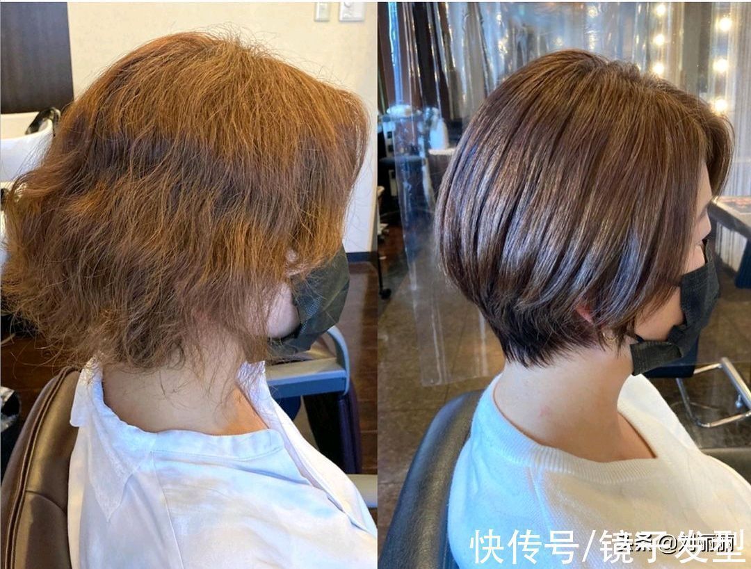 短发 这才叫换发型,时尚瘦脸颜值翻倍,白发大姐美到不敢相信