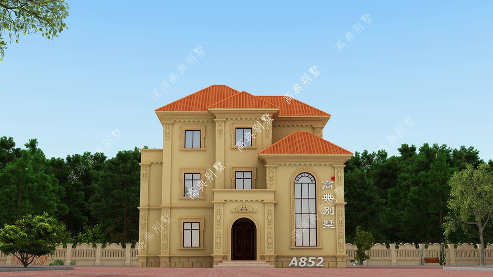 公共卫生间|这款三层欧式别墅建一栋,城里房子多少套,都不如这套。