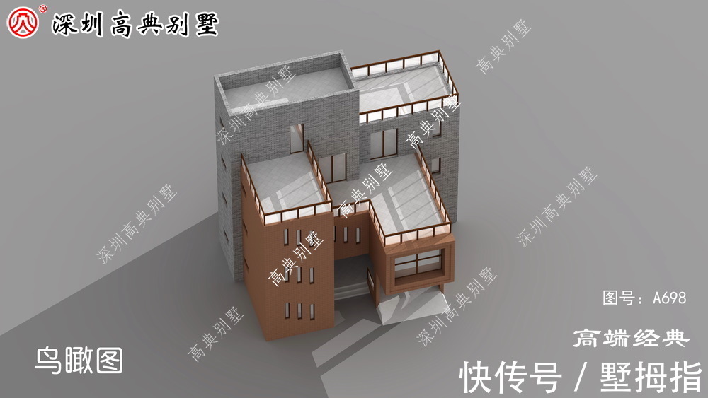 别墅|现代三层别墅,美丽的外观,是最好的标志