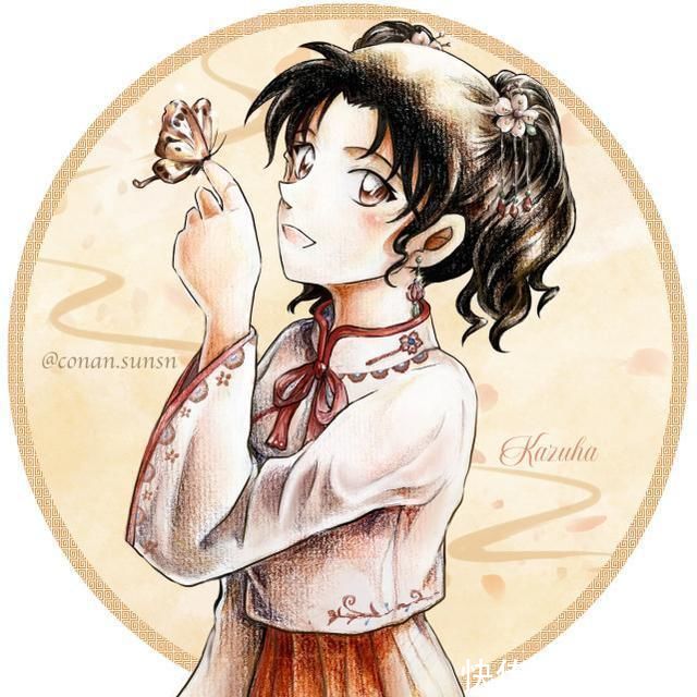 小兰|古风版的名侦探柯南太帅了，兰哀都好可爱，脑补一出古装悬疑大戏