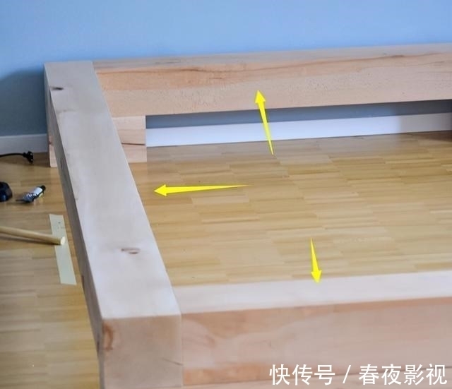 床架|地台床用不着请木工打，用旧木床自己在家就能做，步骤全在这里了