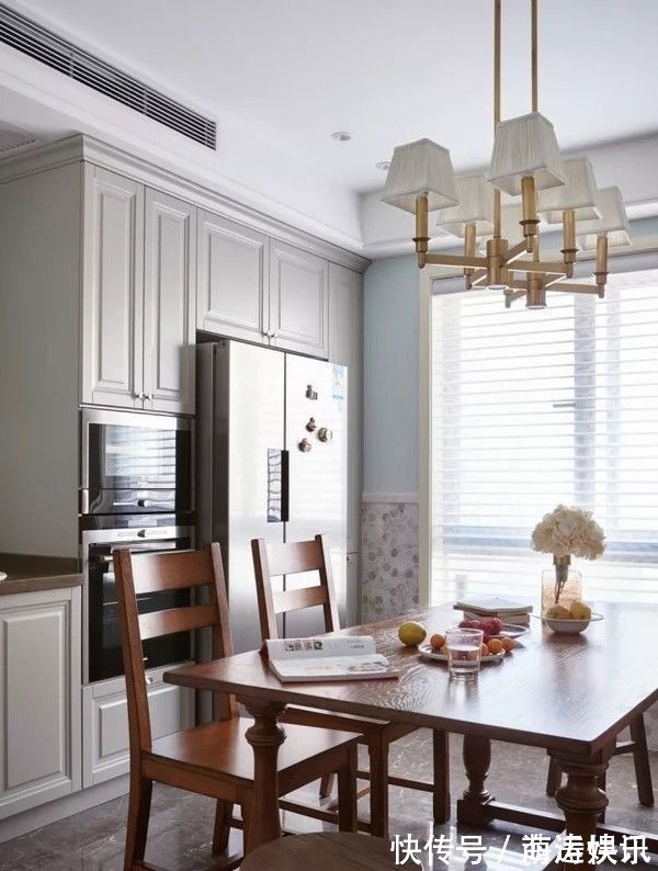 空间|参观了他的100㎡新家,才懂美式风多好看,入户后,处处高级感