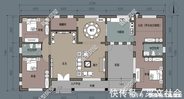 户型|农村养老房还是一层好,强烈推荐第3套17万建好,确定不动心!