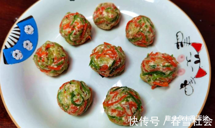 萝卜|炸萝卜丸子，最忌只加面粉 ，多加2样东西，外酥内软，凉了也不硬