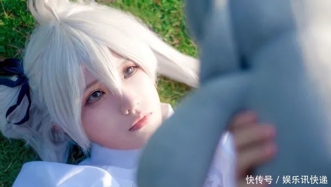 穹妹|cos：缘之空穹妹白裙cos正片