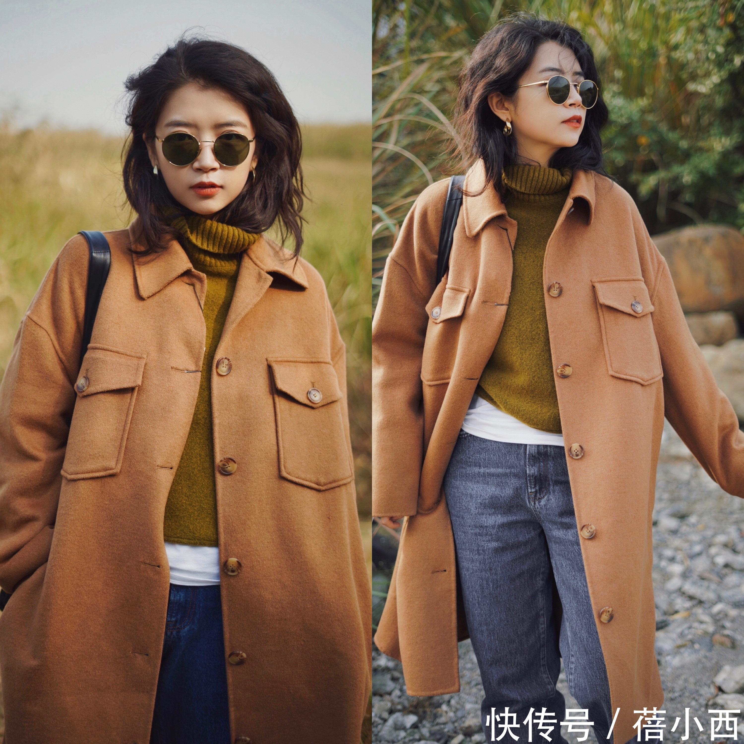 冬季|冬季穿大衣想要好看,不一定配半身裙,搭这3条长裤更高级上档次