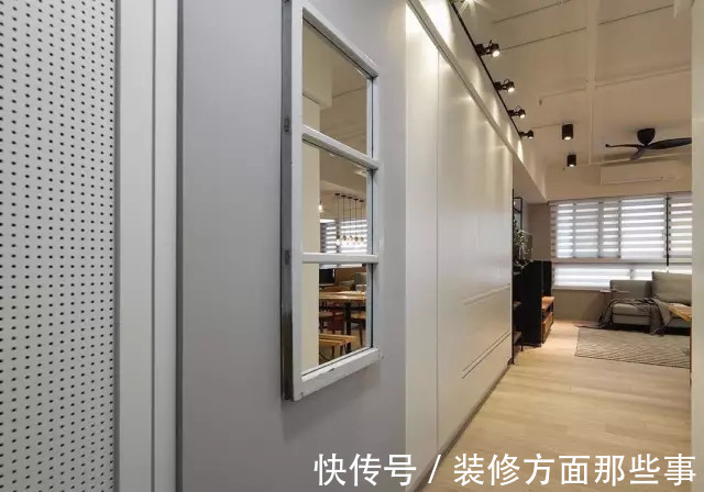 梳妆台|90平简约风二居室,床尾做收纳设计角落顺便改造成为梳妆台