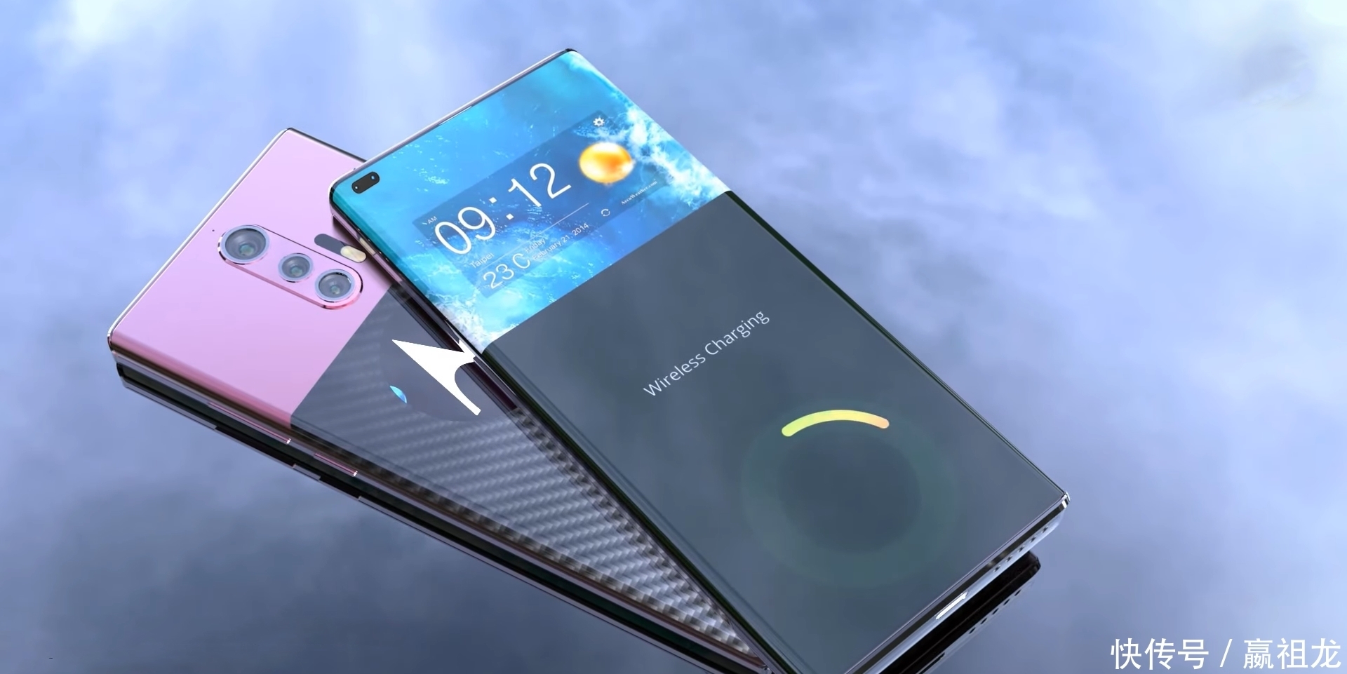 罗拉手|摩托罗拉5G概念机:钻孔屏+后置三摄 这才是旗舰机皇