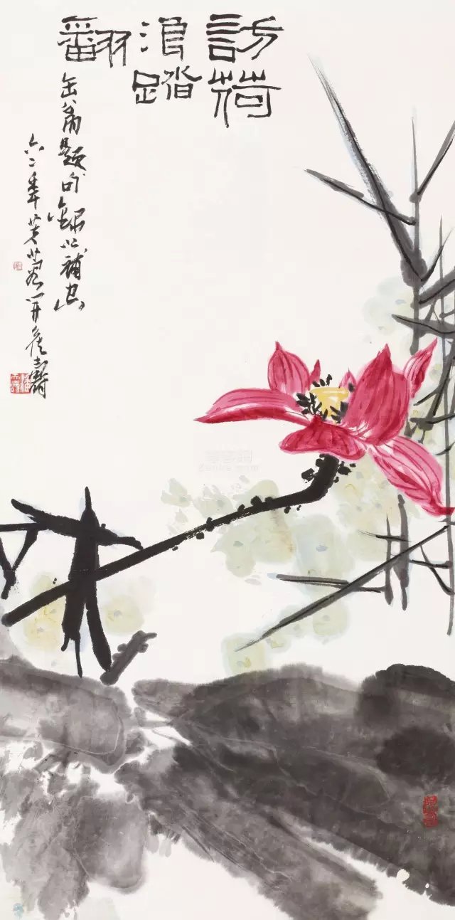 花鸟画！「观点」潘天寿的创新是一场现代花鸟画的革命