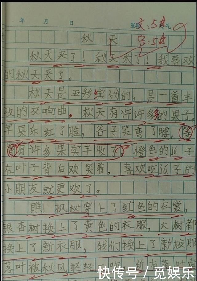 前方高能5名“天才”小学生的奇葩作文，笑到你脸疼