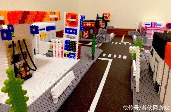 达人|日本达人手作!立体拼豆组成的世界:超萌的像素风