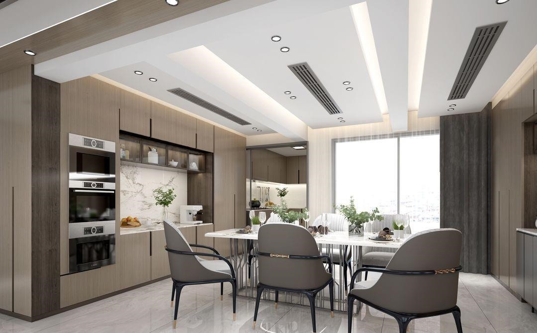 雅致|190平方米的大平层,用流畅的动线,窥见别样的雅致