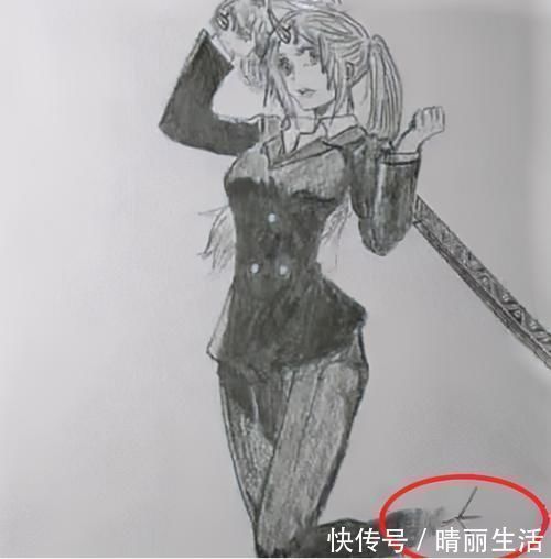 画家@美术生画到一半懒得画了,成品让人一言难尽,老师看后哭笑不得