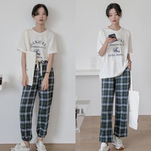 穿搭|为什么你穿“格子裤”不够时髦？这些穿搭方法，跟着穿也很好看