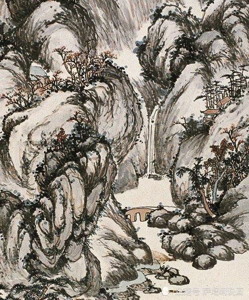清初四王@每一笔都经过深思熟虑,学者型画家余绍宋绘《溪山无尽》