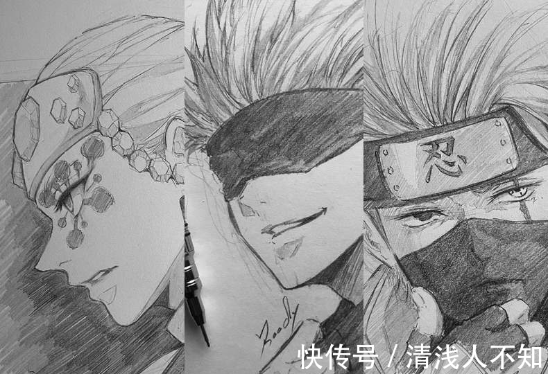 手绘&画师超精美铅笔手绘,让人想起了当年也是拿着铅笔画图的我们