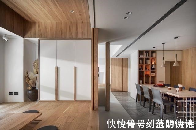 木饰面|买下人生最后一个家,96㎡装修朴实又高级,在此相伴余生