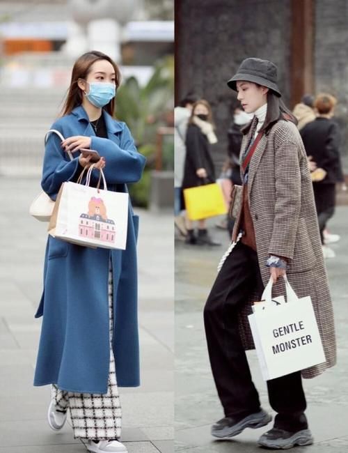 讲真，穿大衣就服街拍达人！她们的“大衣穿搭”，时髦高级又好看