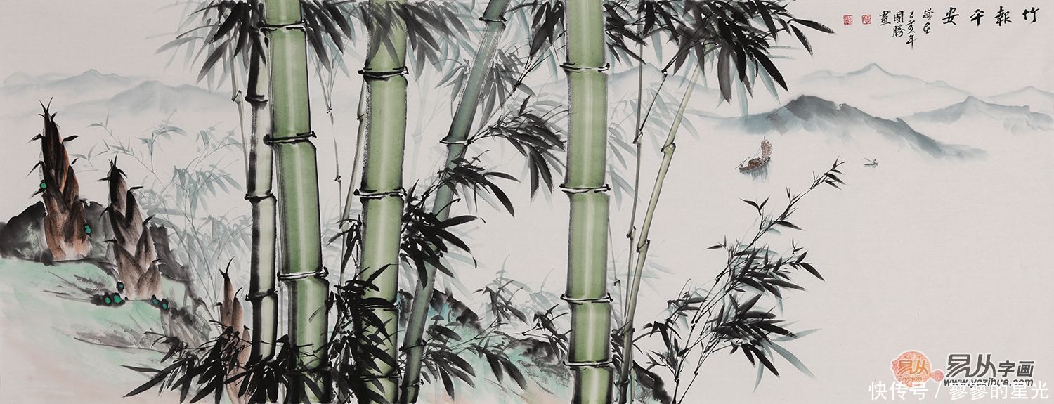 东方书画报|春回大地 竹报平安丨画家李国胜作品令人称赞不已