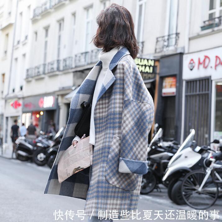 气质出众 建议大家大衣不要配黑裤子!现流行这样穿,美得无懈可击