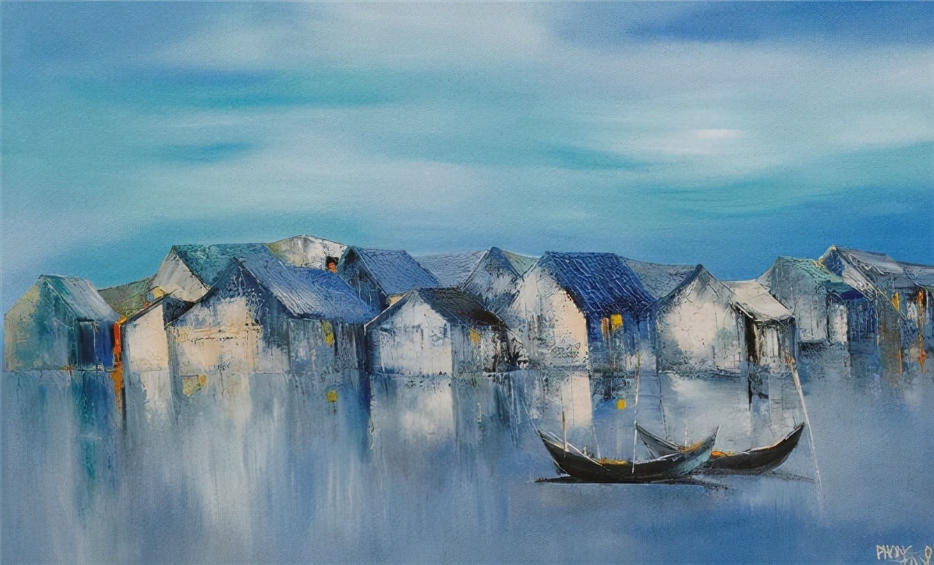 美术学院@越南画家Dao Hai Phong色彩艳丽的绘画作品