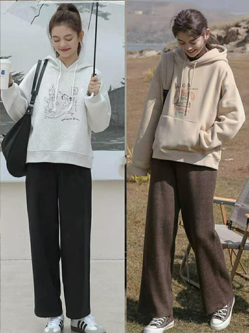 别再穿牛仔裤了,早春流行毛呢裤,兼顾时髦与温差