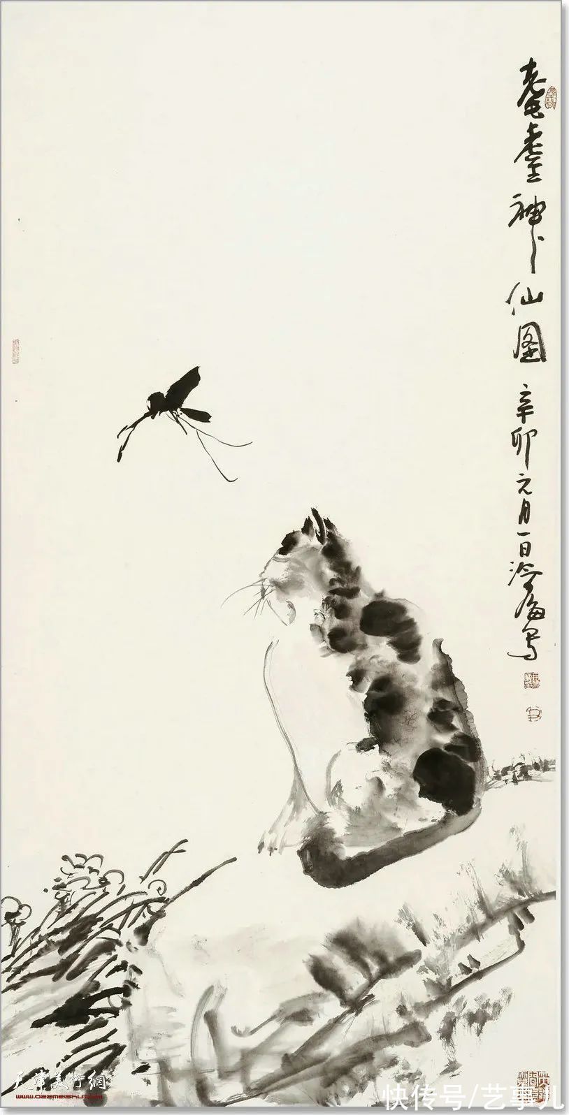 山静居画论#尹沧海教授动物系列作品欣赏:富有诗意的意象世界