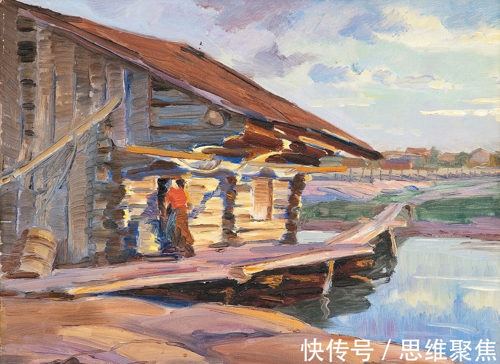 桑特里#笔意未尽的挥洒，印象派画家桑特里的绘画作品