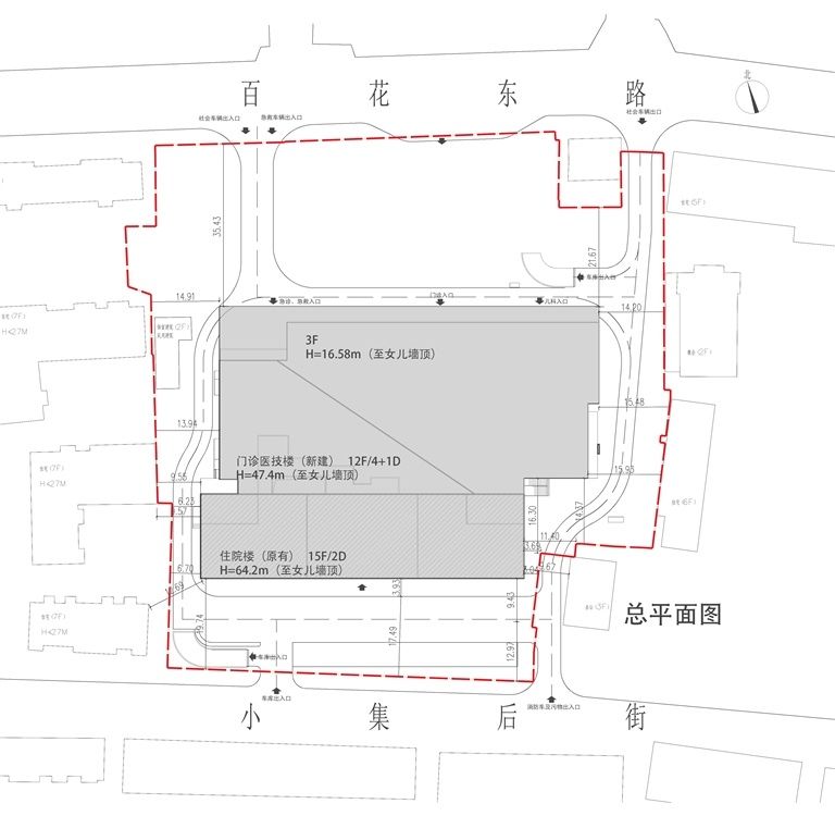 建筑面积|关于发布《保定市第一医院住院楼改扩建项目 建设工程设计方案》的公告