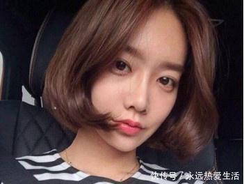 烫发|别为了省钱剪短发不烫发,试试这3款烫发,时髦又显脸小