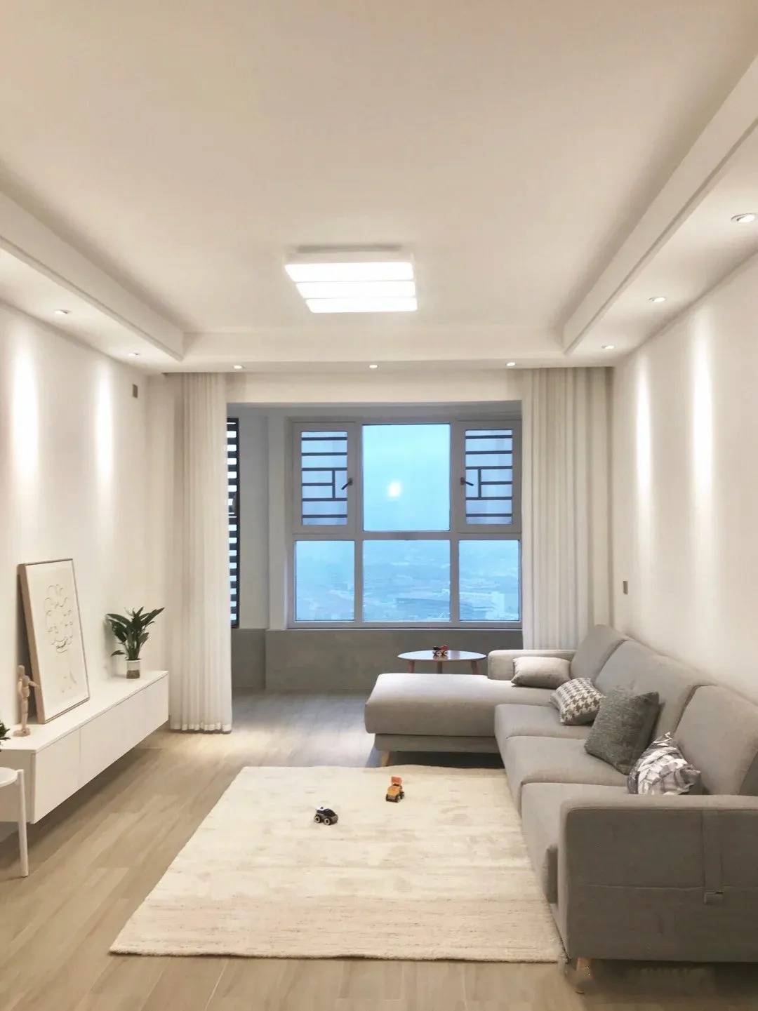 背景墙|马上搬新家了，全屋大白墙被说是贫穷风，我却觉得整洁干净很舒适