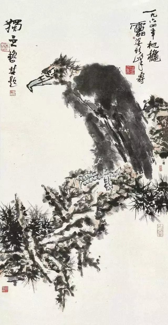 花鸟画！「观点」潘天寿的创新是一场现代花鸟画的革命