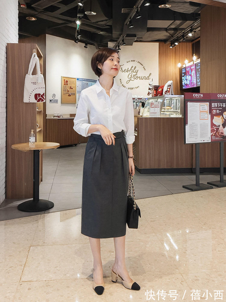 毛衣|建议30、40岁的女人,多穿半身裙,学会这样搭配,常被人夸有气质