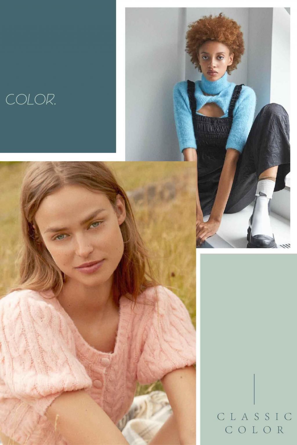 开春赶紧告别黑白灰，彩色毛衣有春日feeling，减龄又清新