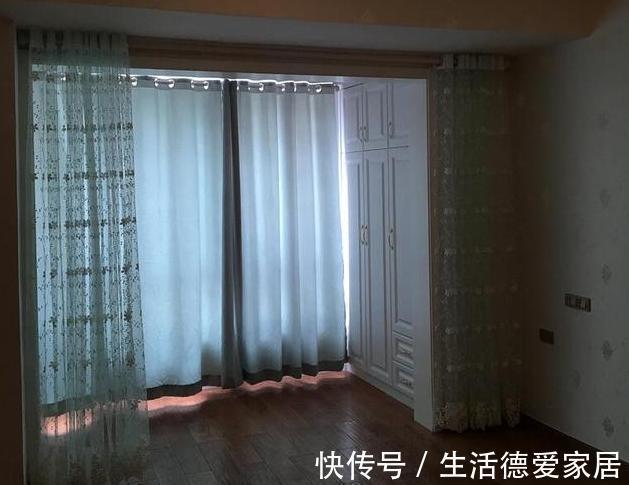 窗帘|朋友18万装修新房，家具进场就等入住了，头次见窗帘这么挂的