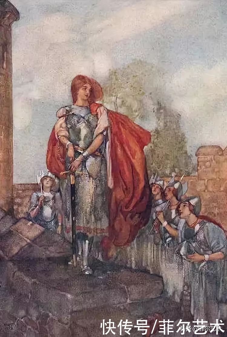 艺术家|苏格兰艺术家弗林特的女子水彩画，美轮美奂