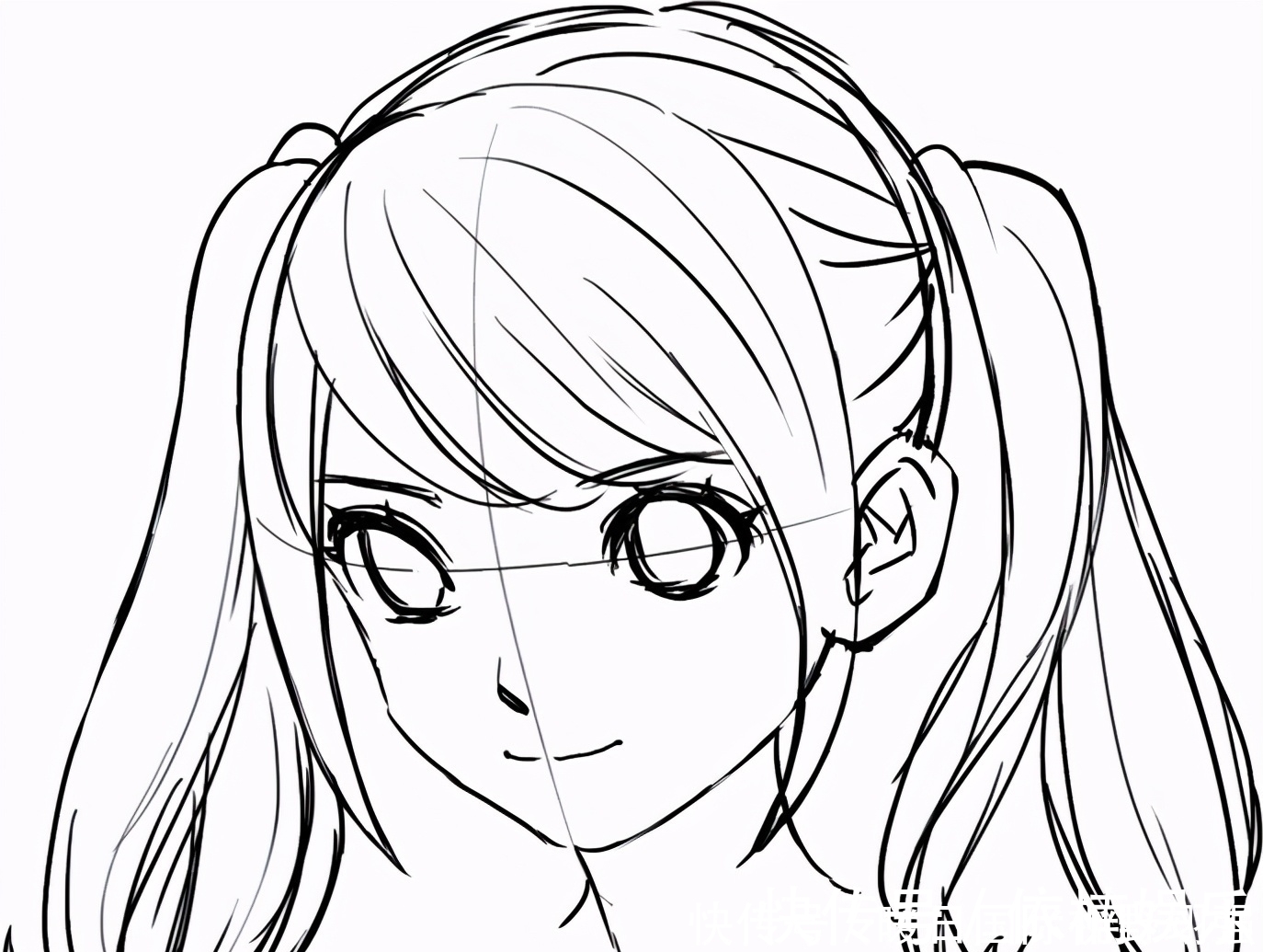 双马尾|人物头发上色其实很简单!画不好是你没学会正确的绘画方法!