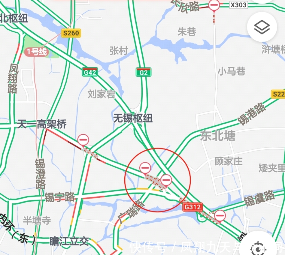 高架侧翻的无锡312国道:承担大量过境货运交通,正快速化改造