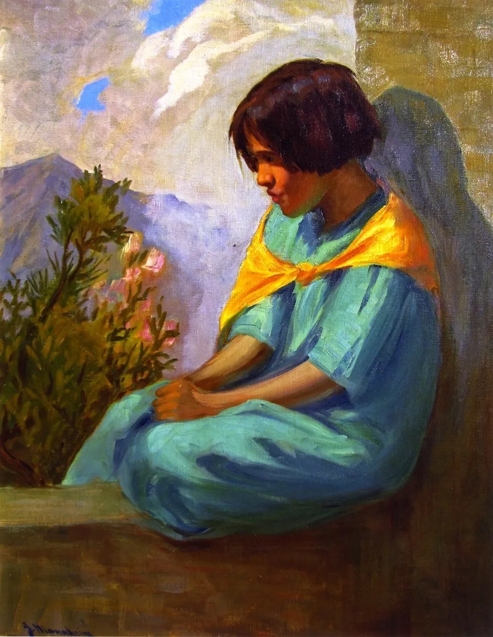 美丽&他笔下的色彩柔和、美丽浪漫,看完沉迷在他的色彩朦胧中