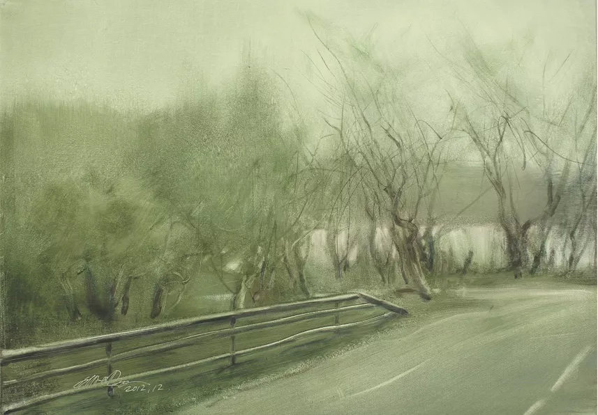 薄暮#[第七届庐山水彩节邀请嘉宾]姚波艺术作品展