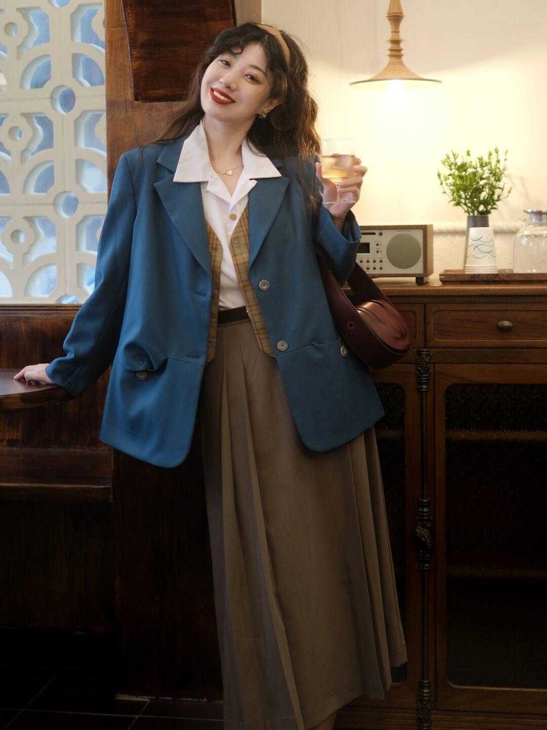 法式|深冬室内穿搭,一定要试一下“轻法式”,甜糯优雅又有少女感