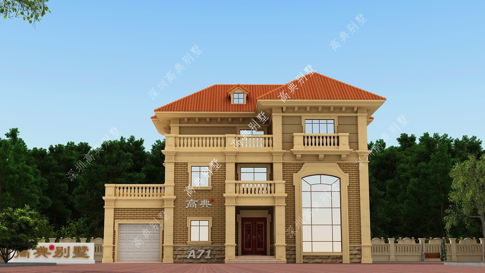 户型|经济实用的欧式别墅户型，精致而美丽，是自建房的首选