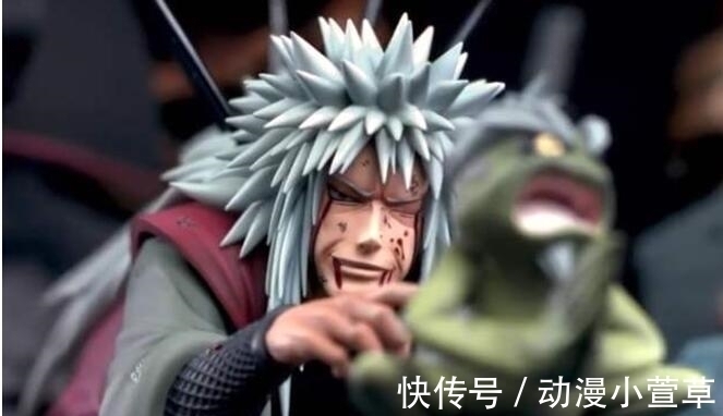 手办|火影:忍者之死变成手办,自来也太虐心,他被一朵花抢镜
