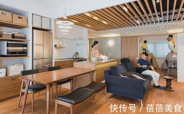 装修|74㎡四口之家的住宅装修,温暖、安静、自然